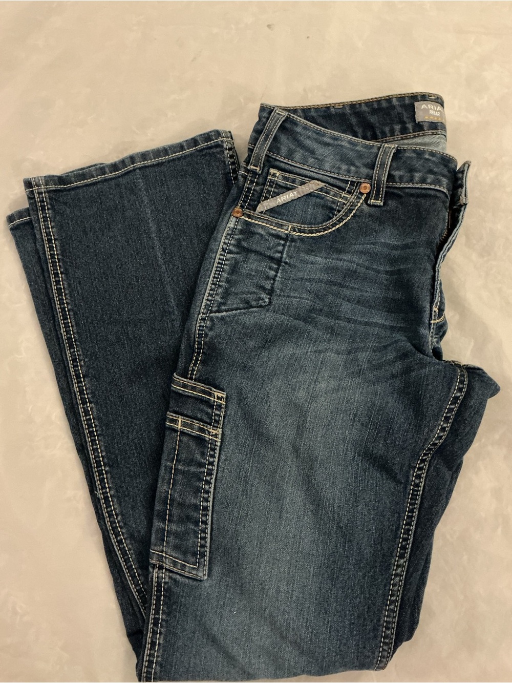 Ariat Rebar mid rise boot denim jeans 30R